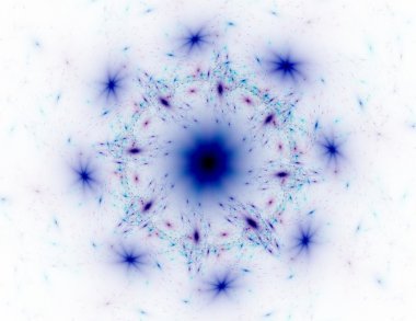 Soyut fraktal desen ve şekiller. Fraktal doku parmak izi.