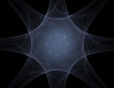 Parlak renkli fraktal alanı, yaratıcı grafik tasarım için dijital sanat 