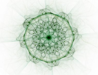 Uzay serisi geometrisini. Görsel olarak çekici zemin kavramsal Izgaralar eğrileri ve fraktal öğeleri öğesi olarak uygun yapılmış 