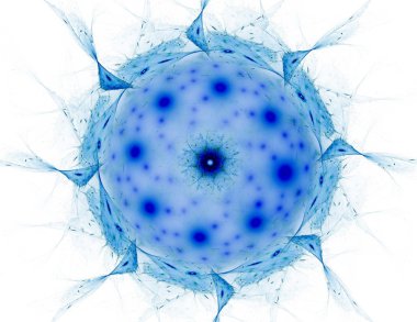 Parlak renkli fraktal alanı, yaratıcı grafik tasarım için dijital sanat 
