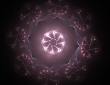 dantelli renkli clockwork desen, dijital fractal sanat tasarım