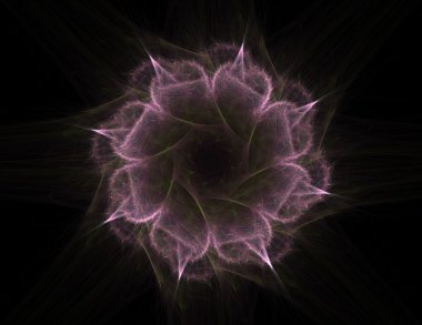 Soyut fraktal enkaz, yaratıcı grafik tasarım için dijital sanat