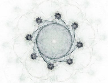 Uzay serisi geometrisini. Görsel olarak çekici zemin kavramsal Izgaralar eğrileri ve fraktal öğeleri öğesi olarak düzenleri fizik matematik teknoloji bilim ve eğitim için uygun yapılmış.