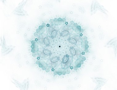 dantelli renkli clockwork desen, dijital fractal sanat tasarım