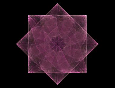 Soyut fraktal enkaz, yaratıcı grafik tasarım için dijital sanat