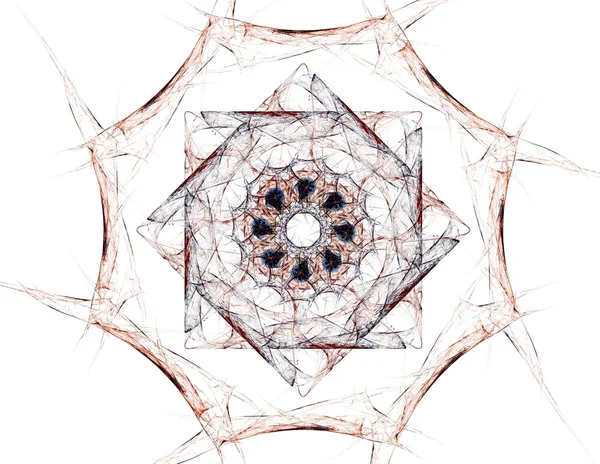 Soyut fraktal enkaz, yaratıcı grafik tasarım için dijital sanat