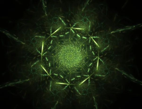 Abstracte fractal wrak, digitale kunst voor creatieve grafisch ontwerp — Stockfoto