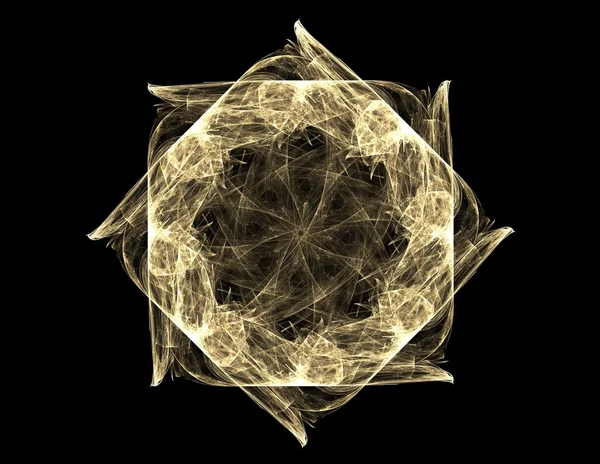 Ilustracja złota błyszczące pył Gwiezdny krąg — Zdjęcie stockowe