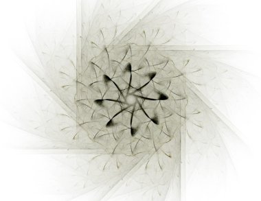 dantelli renkli clockwork desen, dijital fractal sanat tasarım