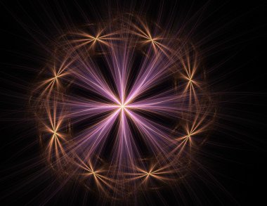 Soyut objektif parlama yer ya da zaman seyahat kavramı geçmiş