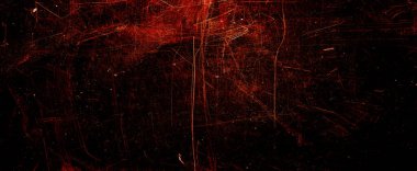 Siyah grunge kenarlı soyut kırmızı arkaplan, kırmızı şeffaf katmanlı üçgen şekiller ve zarif modern arkaplan düzeninde geometrik desen tasarımı