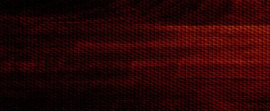 Siyah grunge kenarlı soyut kırmızı arkaplan, kırmızı şeffaf katmanlı üçgen şekiller ve zarif modern arkaplan düzeninde geometrik desen tasarımı