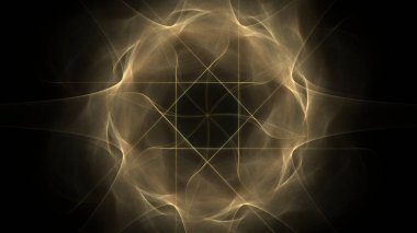 Soyut fraktal. Yaratıcı tasarım için fraktal sanat arka planı. Duvar kağıdı masaüstü, poster, kapak broşürü, kart için dekorasyon. Psikedelik. Giysi ve tişört baskısı.