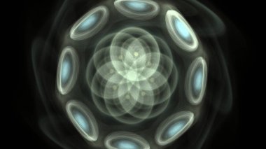 Soyut fraktal. Yaratıcı tasarım için fraktal sanat arka planı. Duvar kağıdı masaüstü, poster, kapak broşürü, kart için dekorasyon. Psikedelik. Giysi ve tişört baskısı.