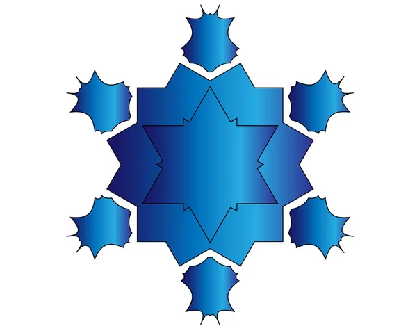 Cercle bleu — Image vectorielle