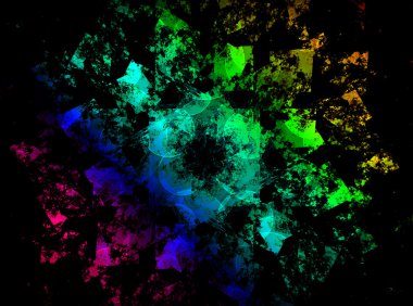 Gökkuşağı etkileri oluşturulan doku