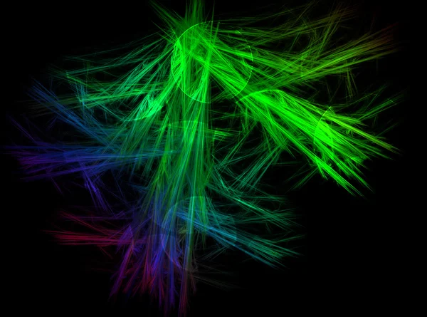 Neon form symboler skapas utrymme vortex serien — Stockfoto