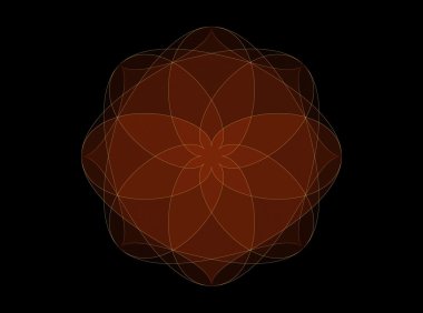 oluşturulan renkli şekiller