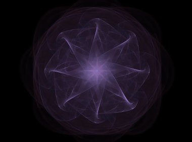 vitray çiçek veya kelebek, dijital fractal sanat tasarım