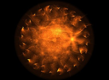 dantelli renkli clockwork desen, dijital fractal sanat tasarım