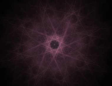 renkli fraktal Yüzükler, dijital sanat