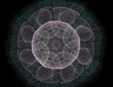 oluşturulan renkli şekiller