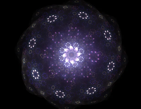 vitray çiçek veya kelebek, dijital fractal sanat tasarım