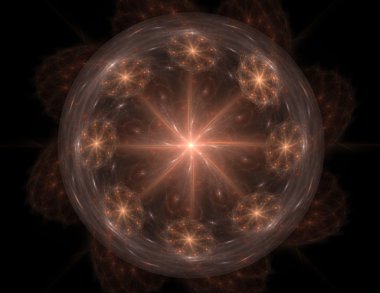 dantelli renkli clockwork desen, dijital fractal sanat tasarım