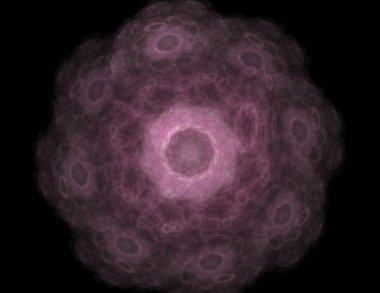 Soyut fraktal desen ve renkli çiçek gibi yağlı boya bak şekiller. Fraktal doku.