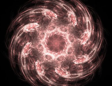 oluşturulan renkli şekiller