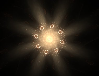 oluşturulan renkli şekiller