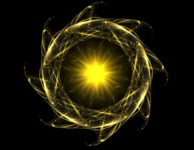 soyut fraktal kahverengi geçiş daireler ve oval arka plan. disko ışıkları arka plan.