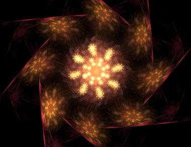 koyu arka plan beyaz bir toz bulutu soyut tasarım