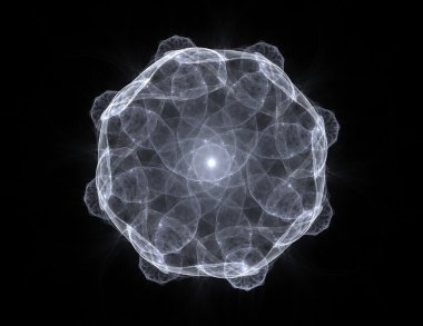 renkli fraktal Parlatıcı, yaratıcı grafik için dijital sanat