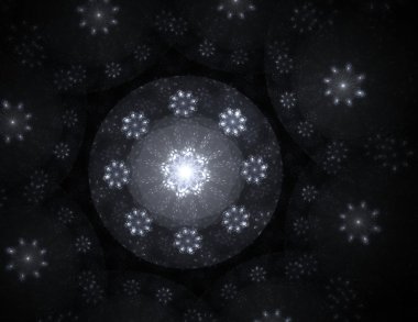 renkli fraktal Parlatıcı, yaratıcı grafik için dijital sanat