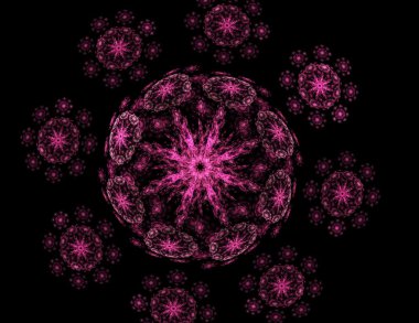 oluşturulan renkli şekiller