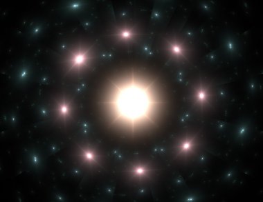 oluşturulan renkli şekiller