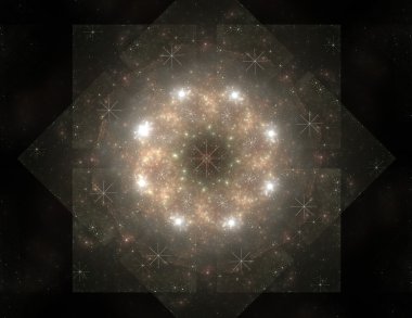 oluşturulan renkli şekiller