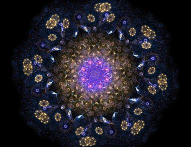 oluşturulan renkli şekiller