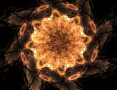 oluşturulan renkli şekiller