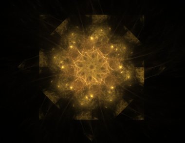 oluşturulan renkli şekiller