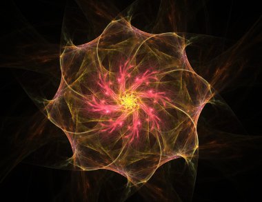 oluşturulan renkli şekiller