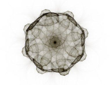 renkli fraktal Parlatıcı, yaratıcı grafik için dijital sanat