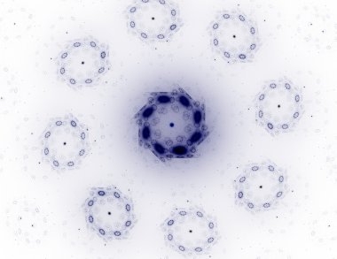 renkli fraktal Parlatıcı, yaratıcı grafik için dijital sanat