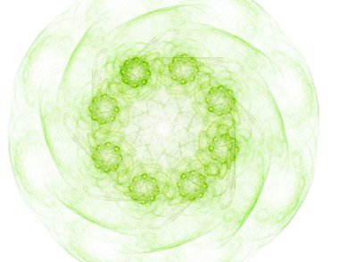 renkli fraktal Yüzükler, dijital sanat