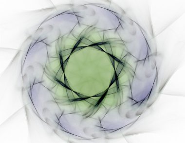 oluşturulan renkli şekiller