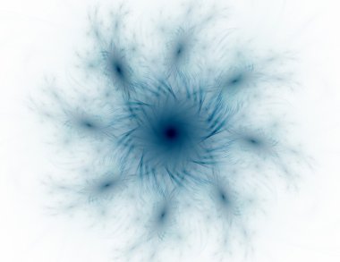 renkli fraktal Yüzükler, dijital sanat