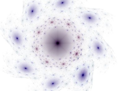 renkli fraktal Yüzükler, dijital sanat