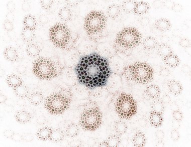 oluşturulan renkli şekiller