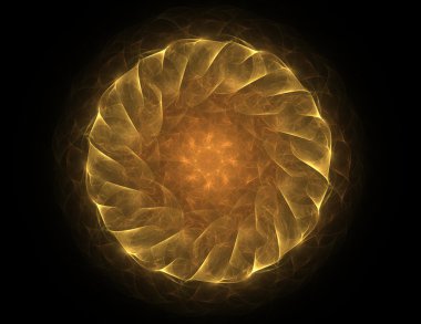 oluşturulan renkli şekiller